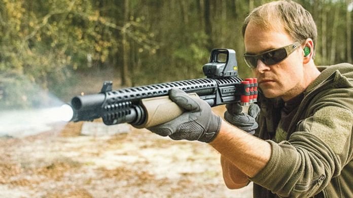 Empleo táctico del armamento escopeta Mossberg mod 500A teórico